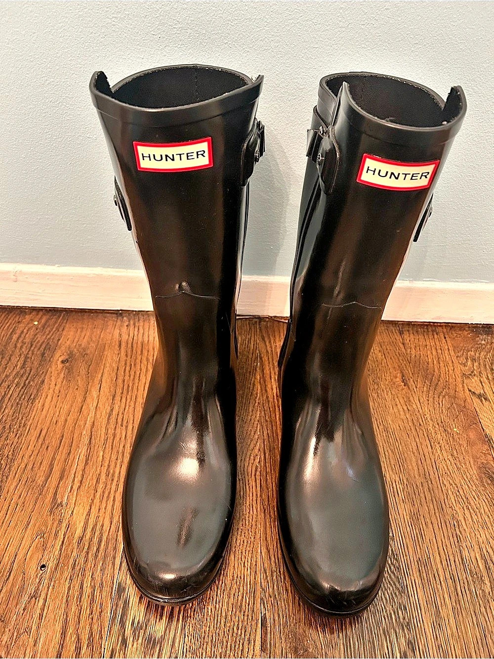 Hunter Original Short Gloss Rain Boots Black